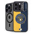 MLB Milwaukee Brewers Split iPhone 14 Pro Kickstand Case